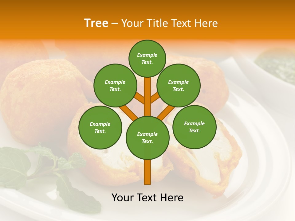 White Background Vegetarian Ketchup PowerPoint Template