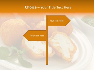 White Background Vegetarian Ketchup PowerPoint Template