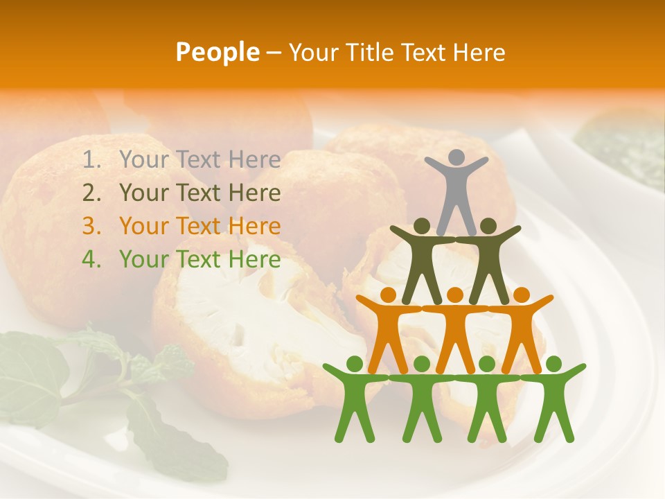 White Background Vegetarian Ketchup PowerPoint Template