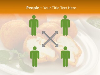 White Background Vegetarian Ketchup PowerPoint Template