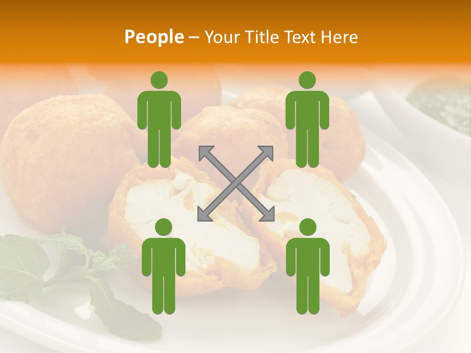 White Background Vegetarian Ketchup PowerPoint Template