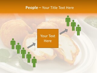 White Background Vegetarian Ketchup PowerPoint Template