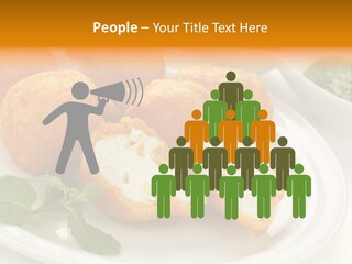 White Background Vegetarian Ketchup PowerPoint Template