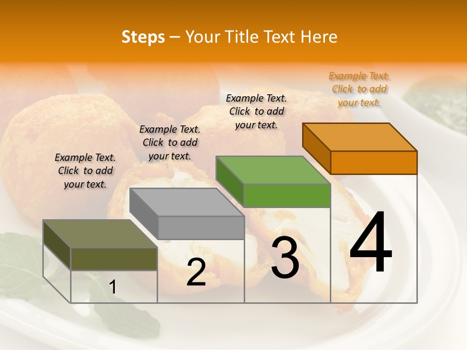 White Background Vegetarian Ketchup PowerPoint Template