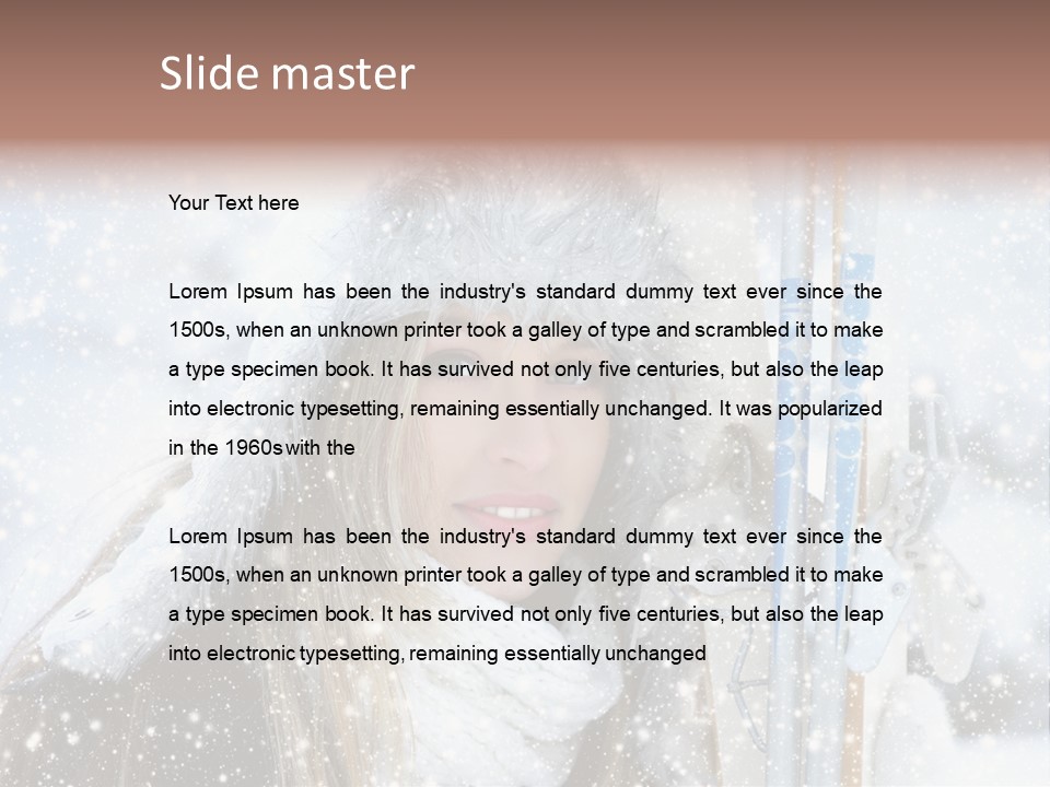 Ice Y Sensual PowerPoint Template