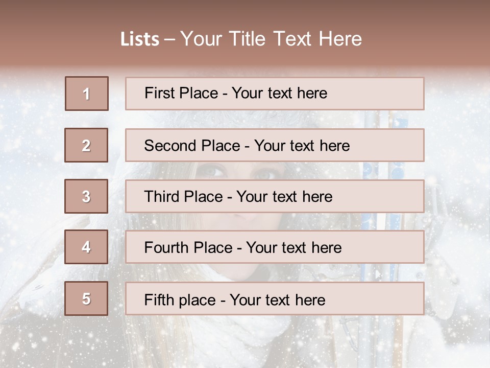 Ice Y Sensual PowerPoint Template