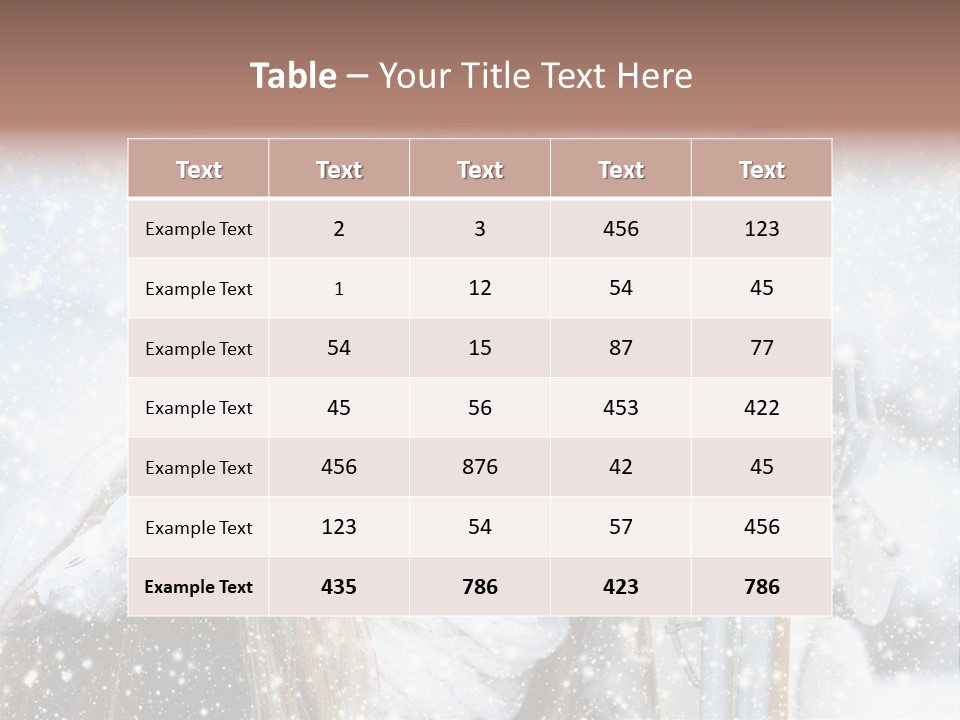 Ice Y Sensual PowerPoint Template
