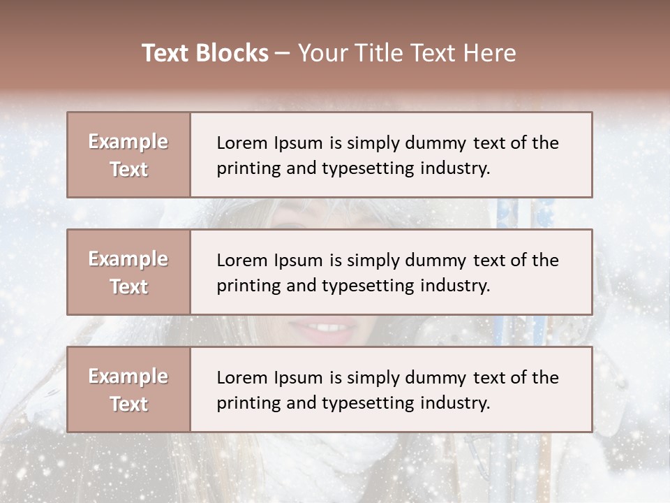 Ice Y Sensual PowerPoint Template