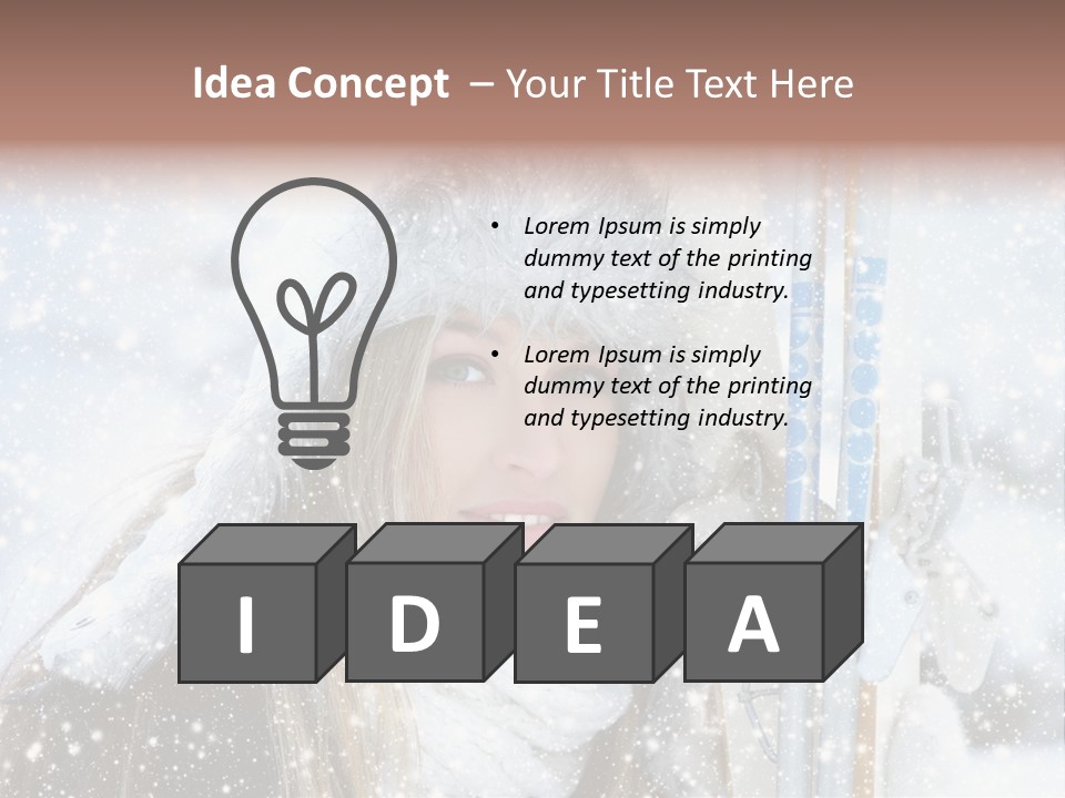 Ice Y Sensual PowerPoint Template