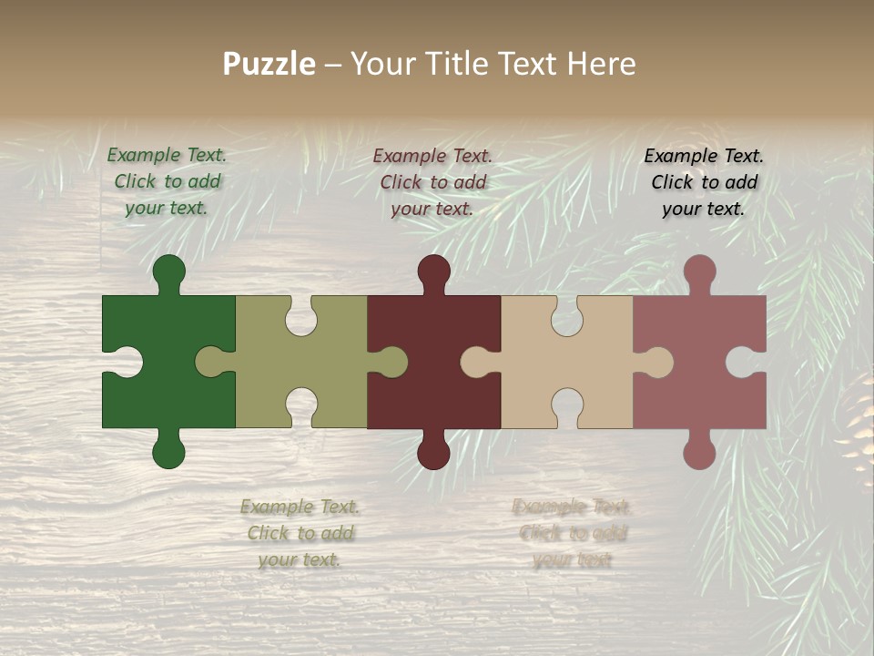 Pattern Decor Blank PowerPoint Template