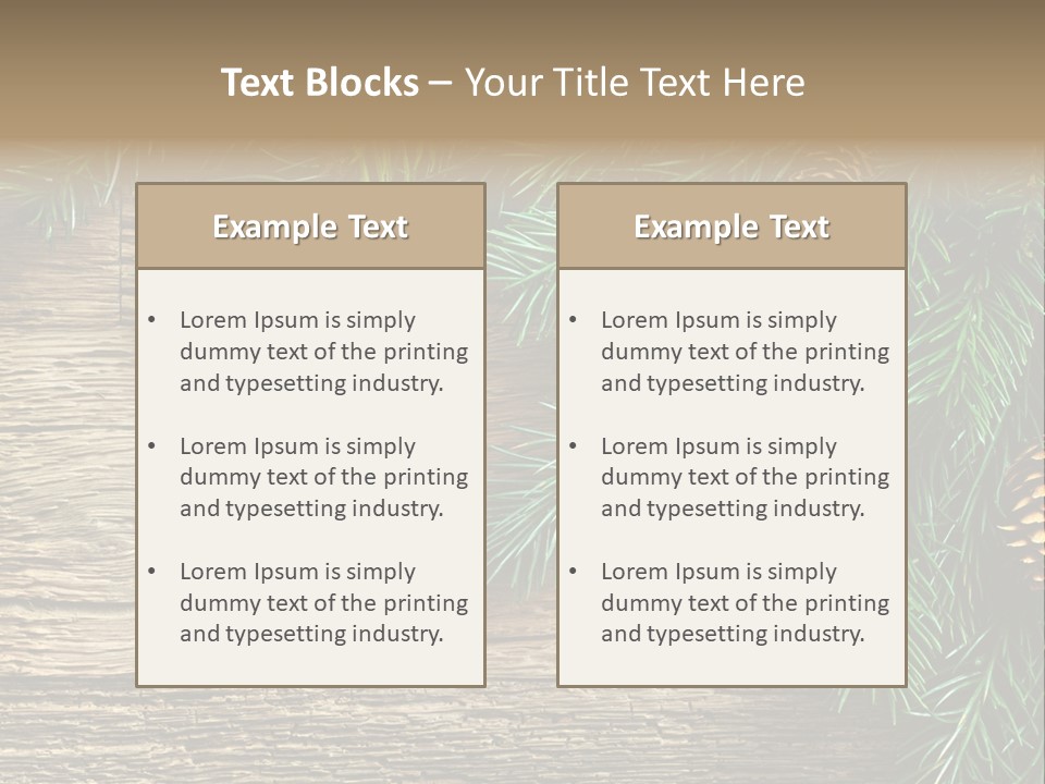 Pattern Decor Blank PowerPoint Template