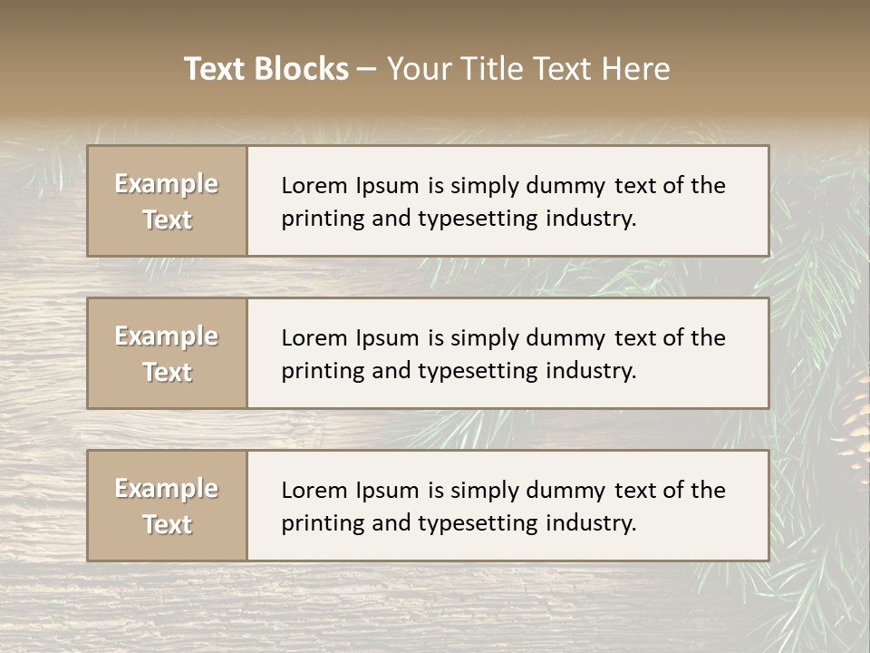 Pattern Decor Blank PowerPoint Template
