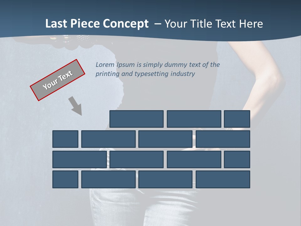 Jewelry Blue Details PowerPoint Template