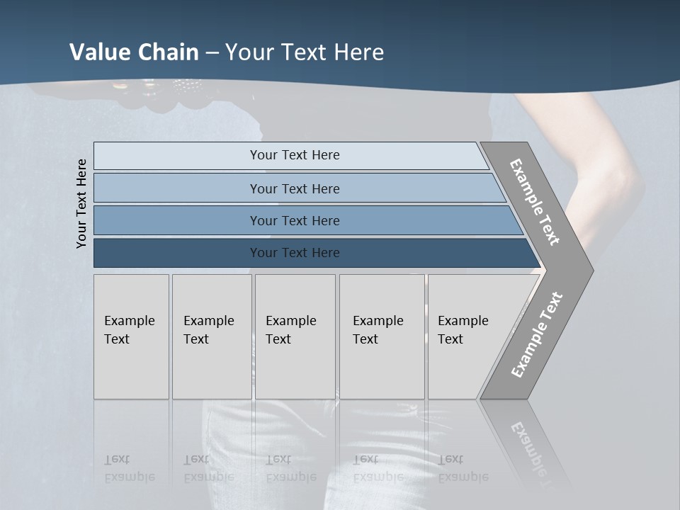 Jewelry Blue Details PowerPoint Template