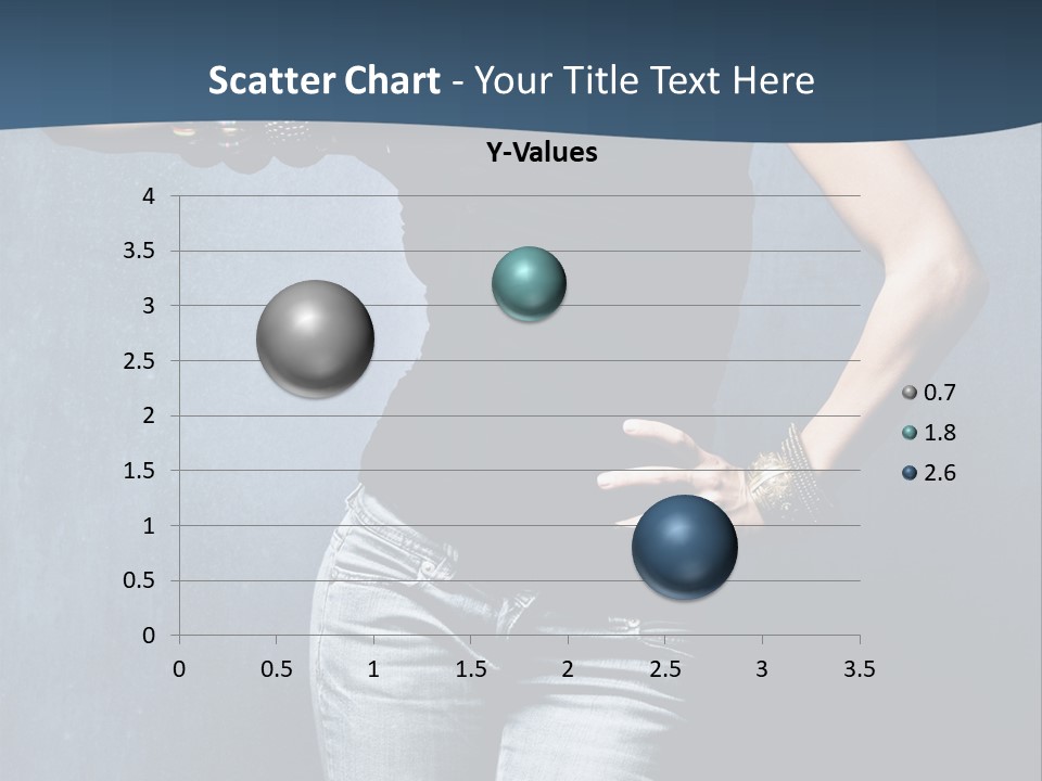 Jewelry Blue Details PowerPoint Template