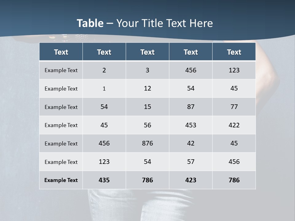 Jewelry Blue Details PowerPoint Template