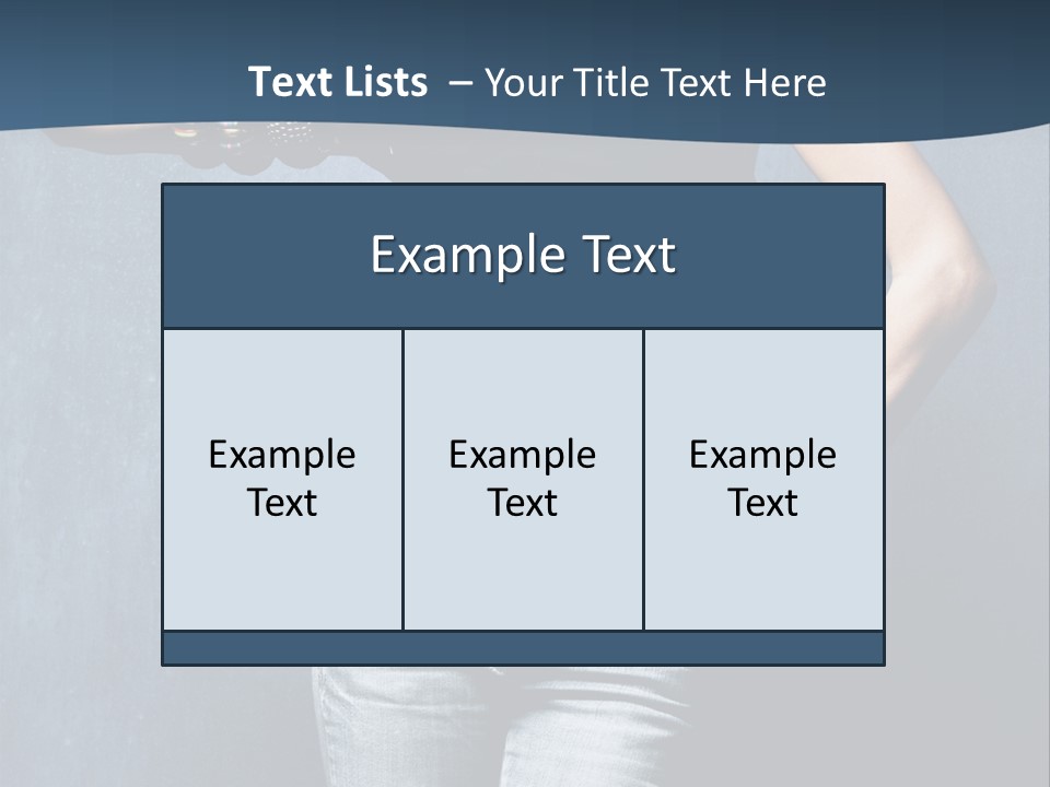 Jewelry Blue Details PowerPoint Template