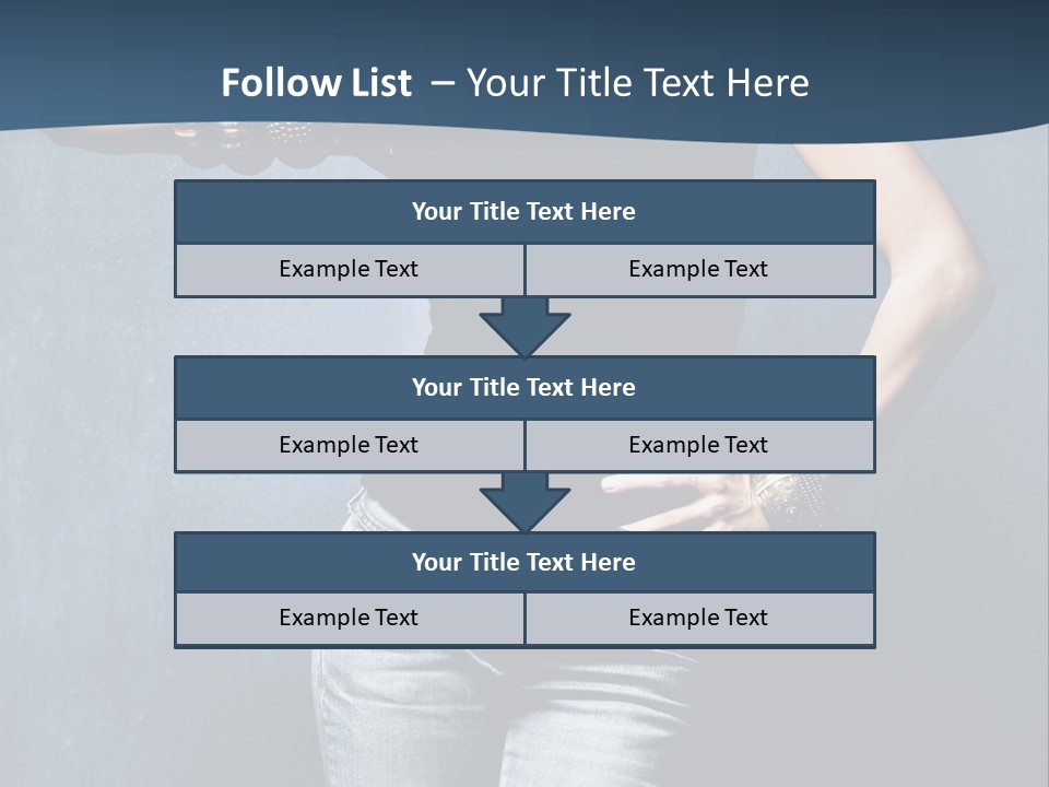 Jewelry Blue Details PowerPoint Template