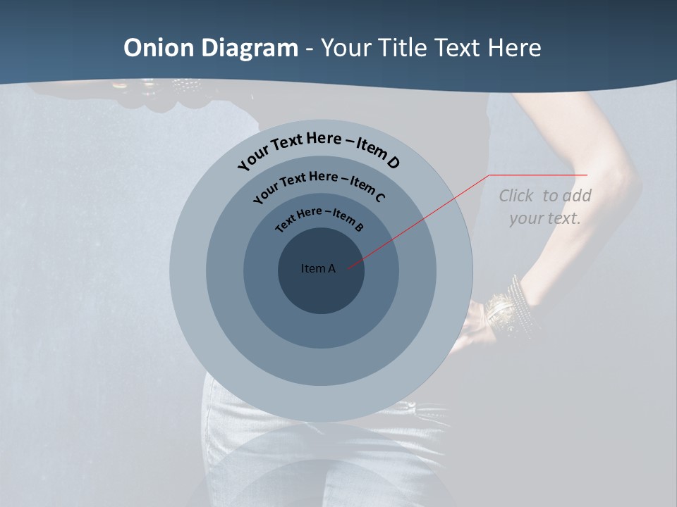 Jewelry Blue Details PowerPoint Template