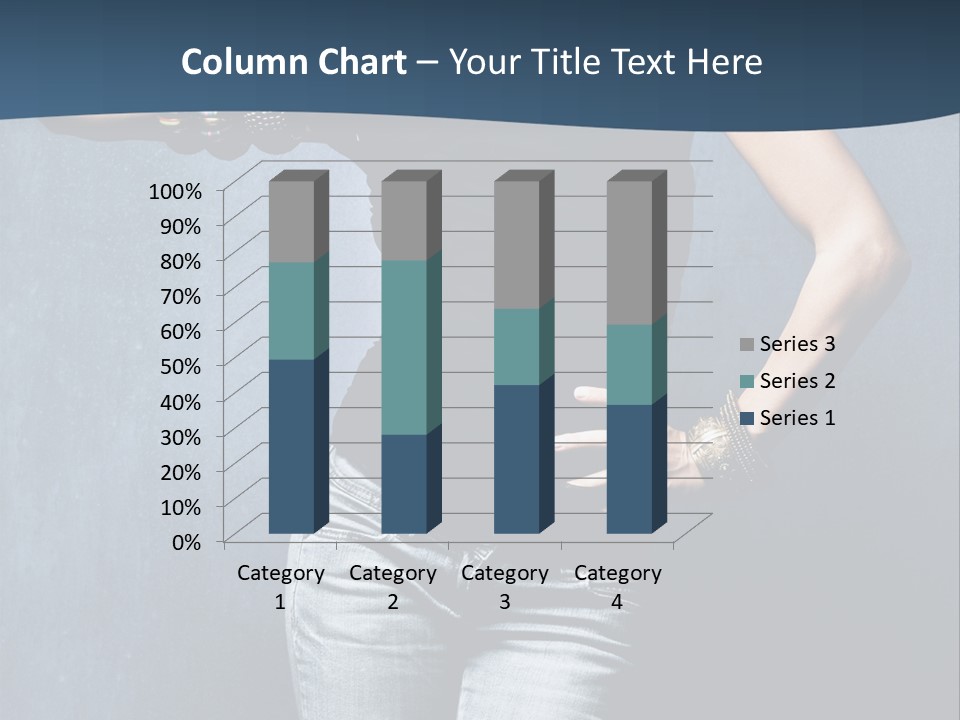 Jewelry Blue Details PowerPoint Template