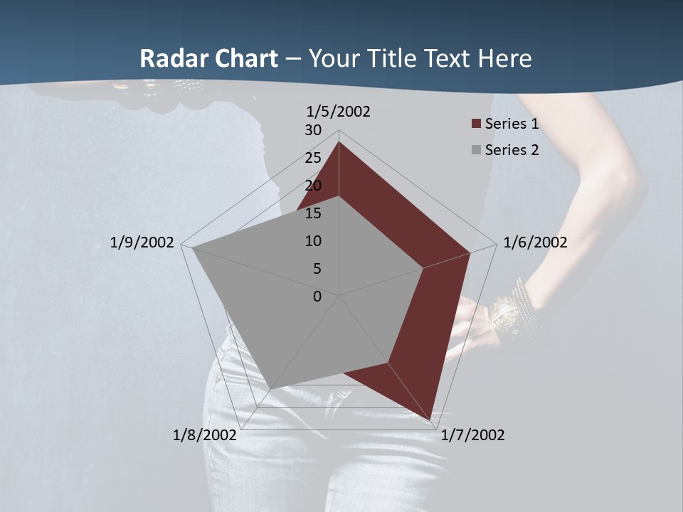 Jewelry Blue Details PowerPoint Template