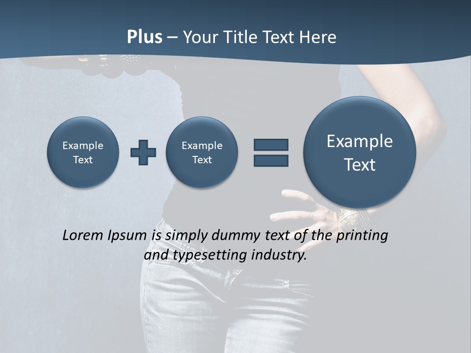 Jewelry Blue Details PowerPoint Template