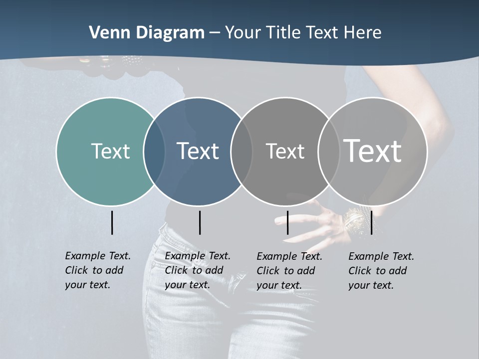 Jewelry Blue Details PowerPoint Template