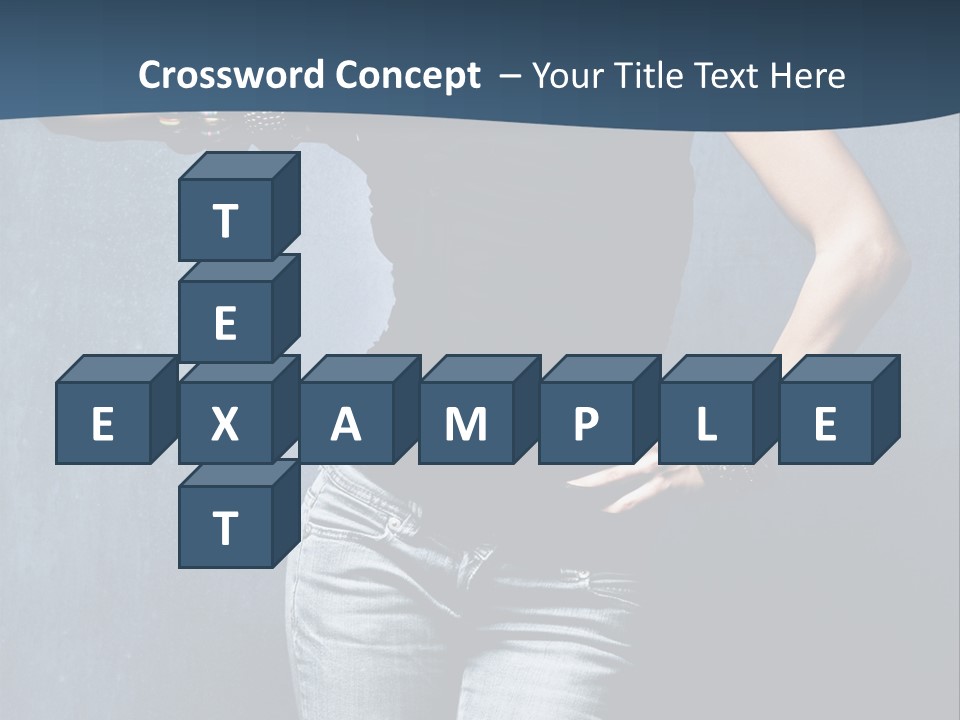 Jewelry Blue Details PowerPoint Template