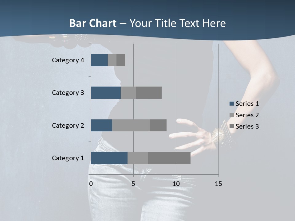 Jewelry Blue Details PowerPoint Template