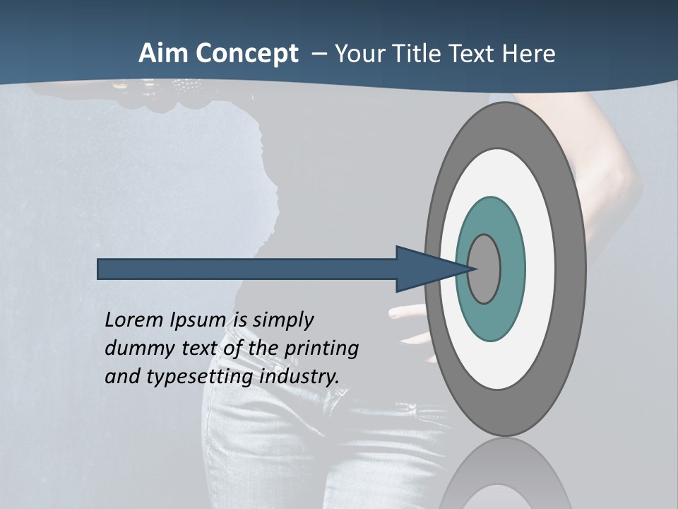 Jewelry Blue Details PowerPoint Template