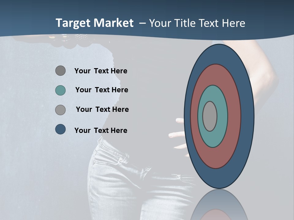 Jewelry Blue Details PowerPoint Template