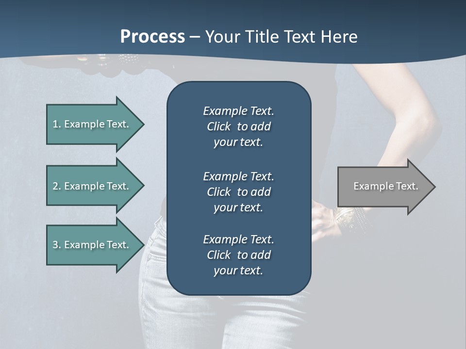Jewelry Blue Details PowerPoint Template