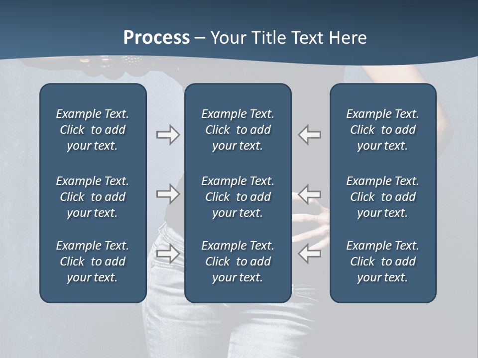 Jewelry Blue Details PowerPoint Template