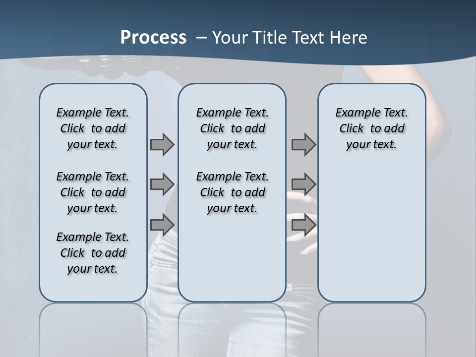 Jewelry Blue Details PowerPoint Template