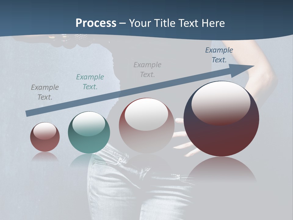 Jewelry Blue Details PowerPoint Template