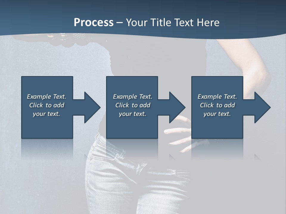 Jewelry Blue Details PowerPoint Template