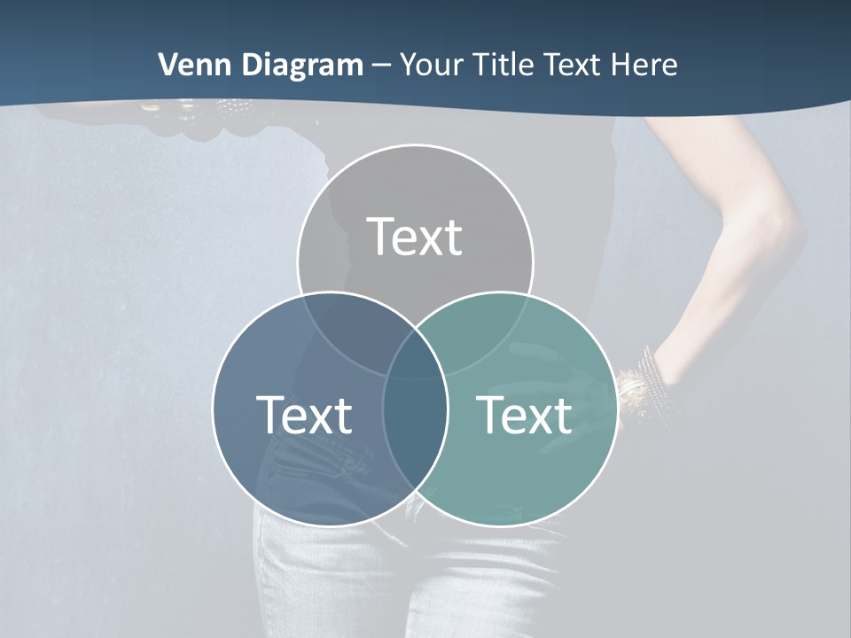 Jewelry Blue Details PowerPoint Template