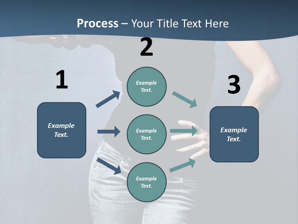 Jewelry Blue Details PowerPoint Template