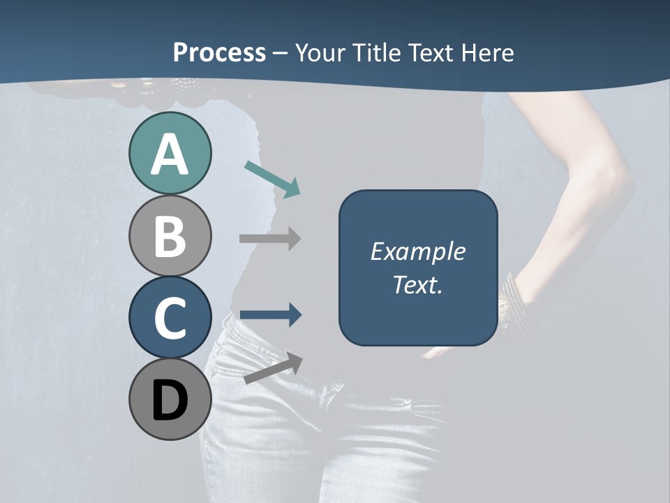 Jewelry Blue Details PowerPoint Template