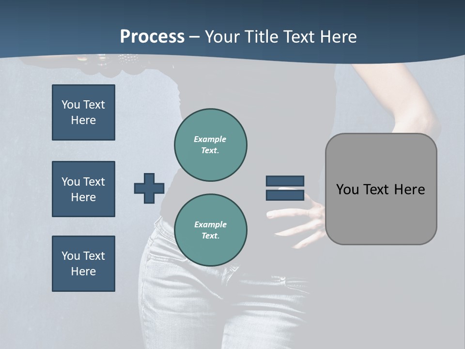Jewelry Blue Details PowerPoint Template