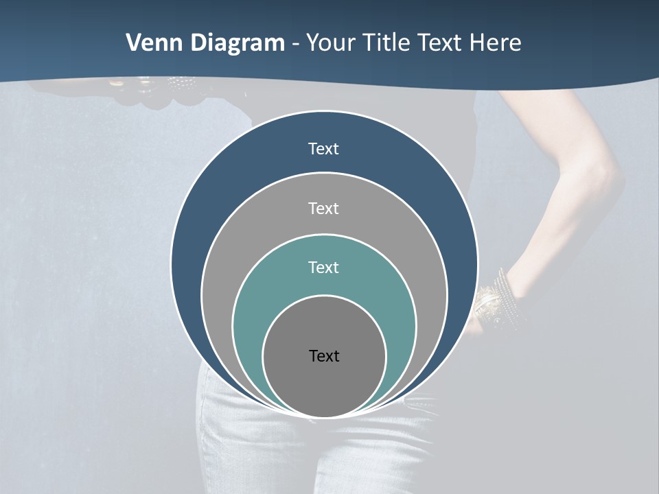 Jewelry Blue Details PowerPoint Template