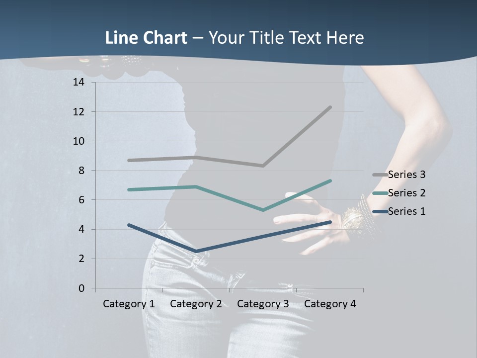 Jewelry Blue Details PowerPoint Template