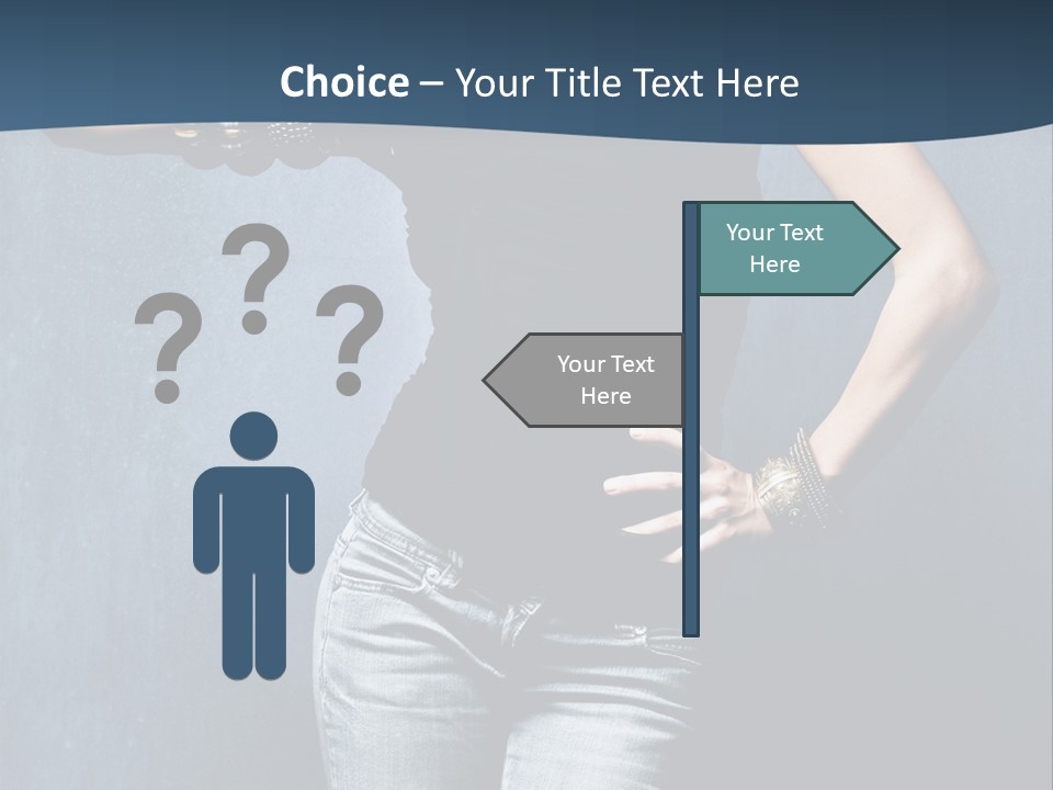 Jewelry Blue Details PowerPoint Template