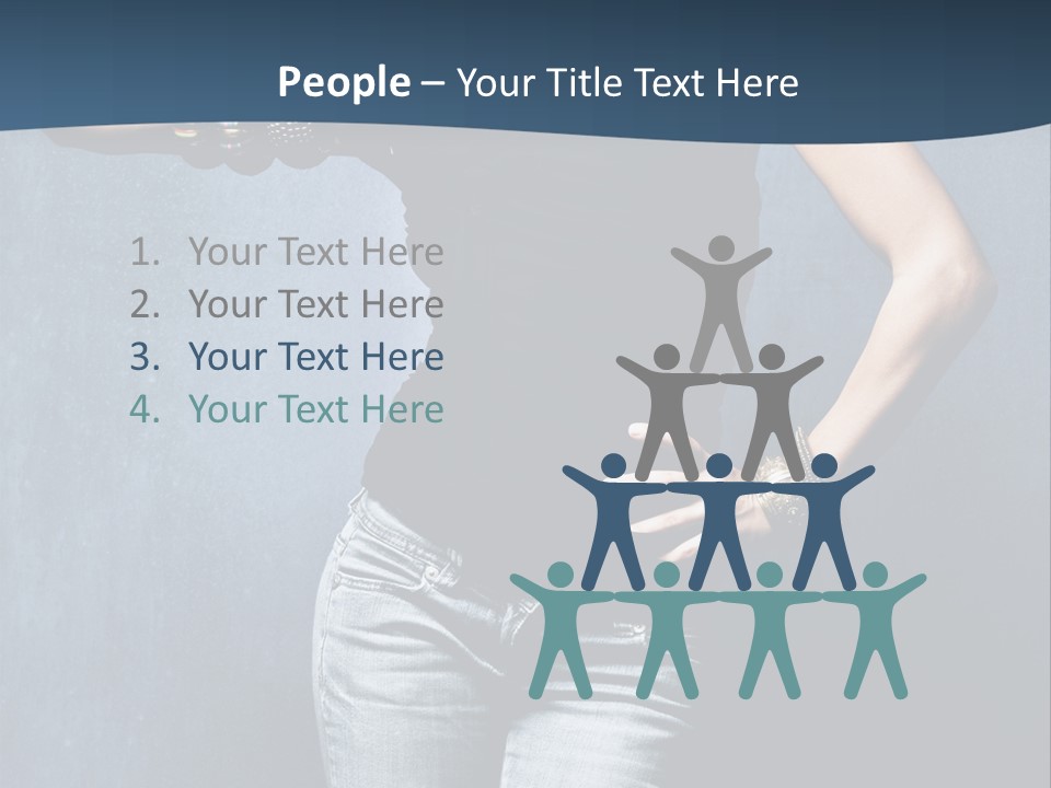 Jewelry Blue Details PowerPoint Template