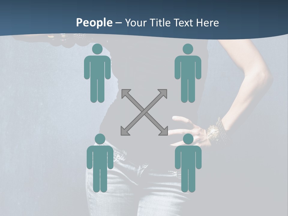 Jewelry Blue Details PowerPoint Template