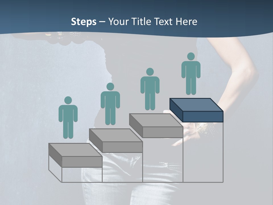 Jewelry Blue Details PowerPoint Template