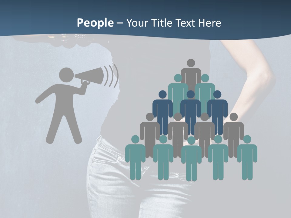 Jewelry Blue Details PowerPoint Template