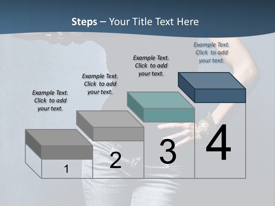 Jewelry Blue Details PowerPoint Template