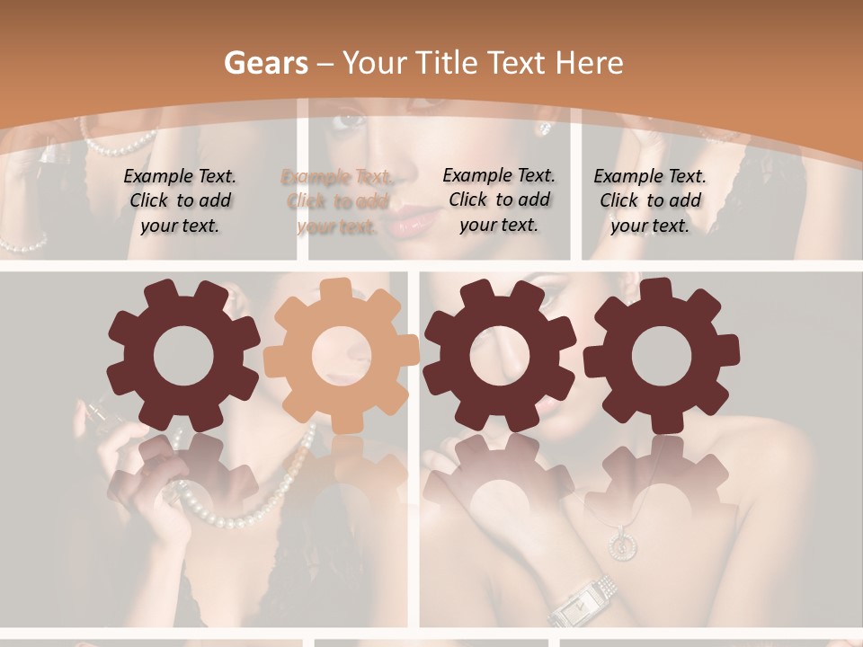 Board Room Figure PowerPoint Template