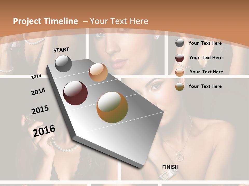 Board Room Figure PowerPoint Template